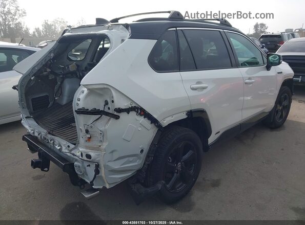 4T3E6RFV9MU052420 2021 TOYOTA RAV4 HYBRID Белый Задняя правая четверть