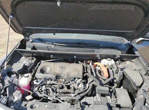 4T3E6RFVXMU033858 2021 TOYOTA RAV4 Gray უკანა სალონის ხედი