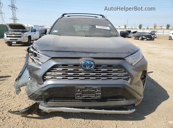 4T3E6RFVXMU033858 2021 TOYOTA RAV4 Gray წინა ხედი