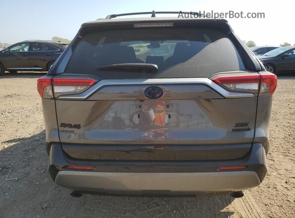 4T3E6RFVXMU033858 2021 TOYOTA RAV4 Gray უკანა ხედი