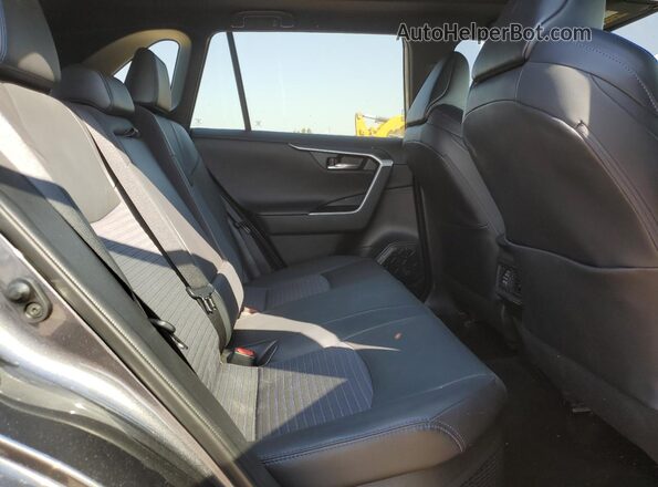 4T3E6RFVXMU033858 2021 TOYOTA RAV4 Gray უკანა სავარძლების ხედი