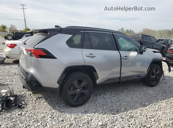 4T3EWRFV1LU004876 2020 TOYOTA RAV4 Silver Trasero derecho