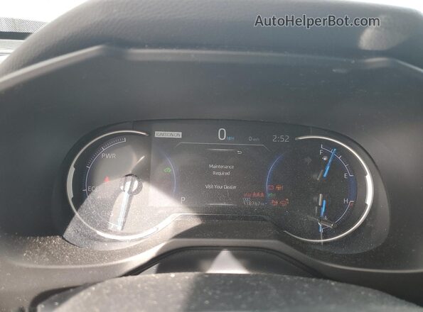 4T3EWRFV1LU004876 2020 TOYOTA RAV4 Silver Vista del cuadro de instrumentos