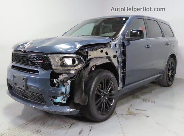 1C4RDHDG8LC184253 2020 DODGE DURANGO Синий Задняя правая четверть