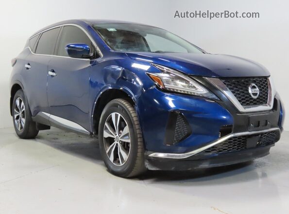 5N1AZ2AJ1LN118011 2020 NISSAN MURANO Blue Rear left