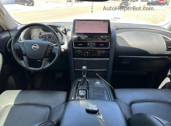 JN8AY2AC6M9148094 2021 NISSAN ARMADA Белый Вид задних сидений