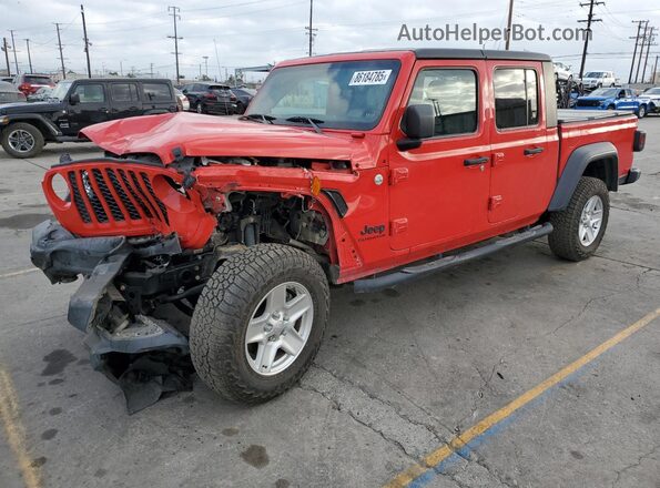 1C6HJTAG5LL159717 2020 JEEP GLADIATOR Red Rear left