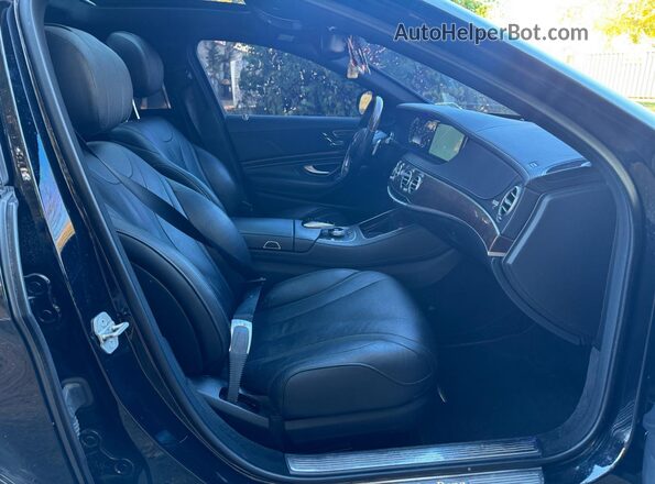 WDDUG8FB9HA331448 2017 MERCEDES-BENZ S-CLASS Black Вид ззаду
