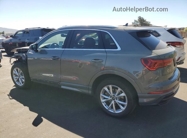 WA1DECF3XM1029439 2021 AUDI Q3 Gray Задня ліва чверть