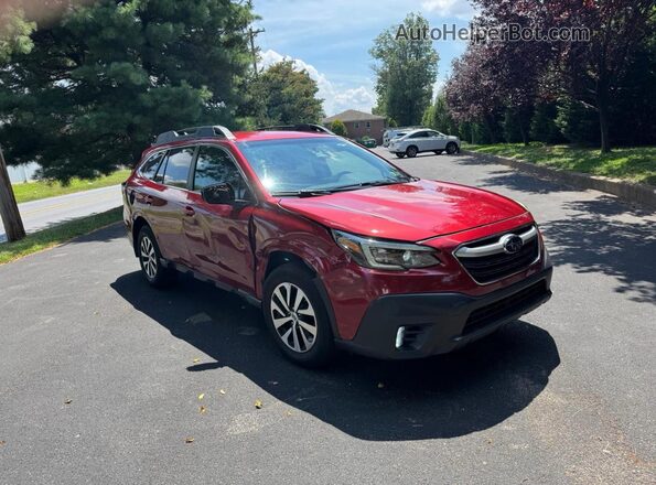 4S4BTACCXM3116608 2021 SUBARU OUTBACK Red Rear left