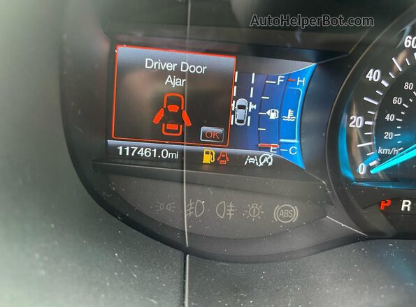 2FMPK4J93LBA29715 2020 FORD EDGE Black Вид щитка приладів