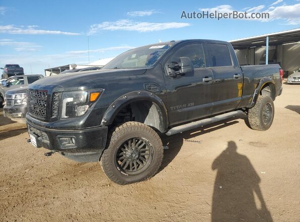 1N6BA1F40KN516660 2019 NISSAN TITAN Black Հետևի ձախ