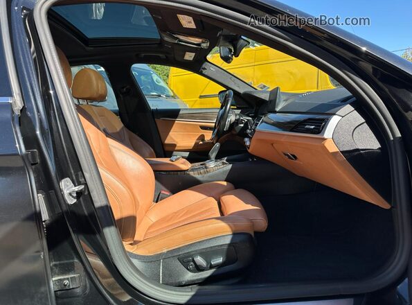 WBAJS3C03LCD49216 2020 BMW 5 SERIES Black Rear seats view