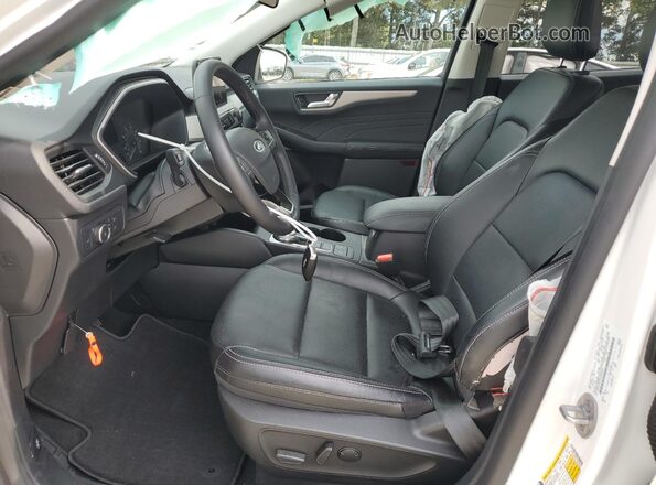 1FMCU0H67NUB78283 2022 FORD ESCAPE White Вид панелі приладів