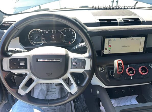 SALEK7EX3P2143434 2023 LAND ROVER DEFENDER Blue Widok tylnych siedzeń