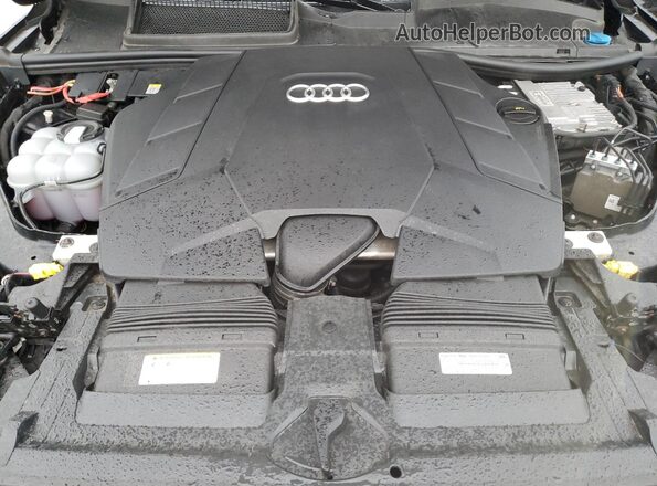 WA1LXAF77MD013937 2021 AUDI Q7 Black Vista de la etiqueta del VIN