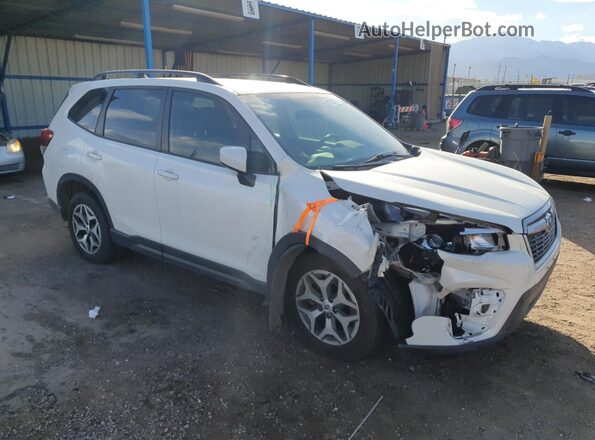 JF2SKAJC3LH576688 2020 SUBARU FORESTER White Вид спереду
