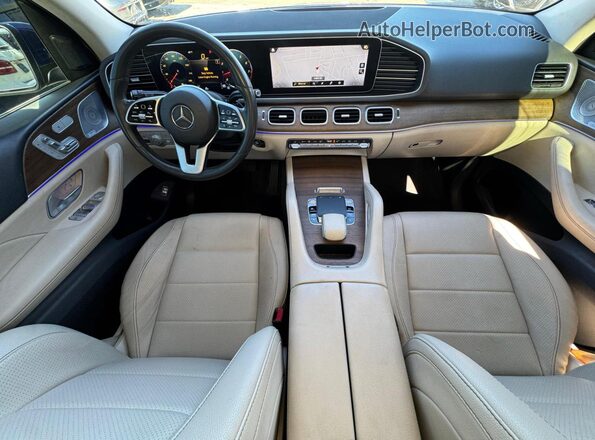 4JGFB4KE2LA066905 2020 MERCEDES-BENZ GLE-CLASS Синий Вид задних сидений