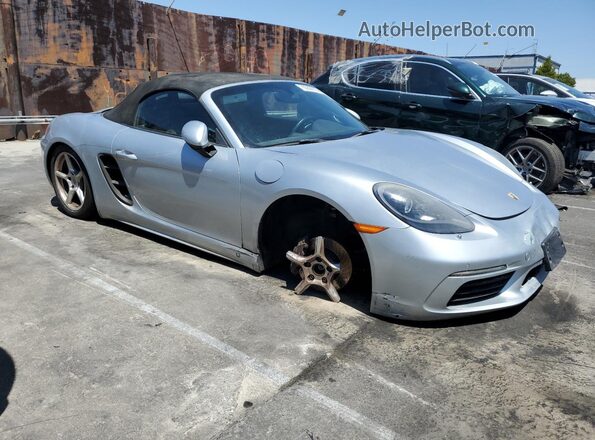 WP0CA2A80HS220216 2017 PORSCHE BOXSTER Silver 