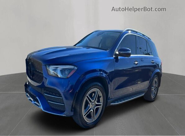 4JGFB4KE2LA066905 2020 MERCEDES-BENZ GLE-CLASS Синий Задняя правая четверть