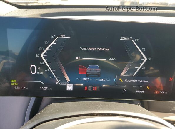 WB523CF07RCN65894 2024 BMW IX Gray Հետևի նստատեղերի տեսք