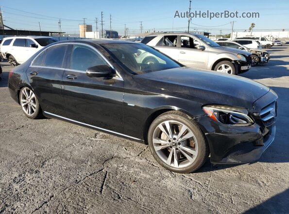 55SWF4HB2JU239606 2018 MERCEDES-BENZ C Black 