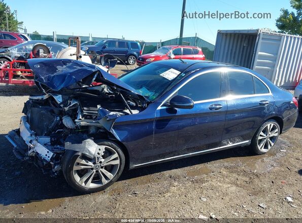 55SWF4HB2JU260018 2018 MERCEDES-BENZ C 350E Blue 