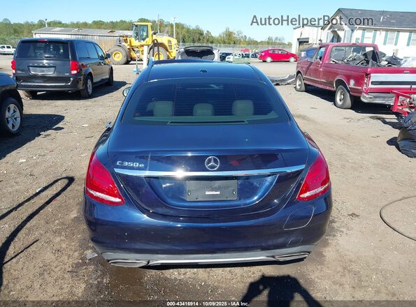 55SWF4HB2JU260018 2018 MERCEDES-BENZ C 350E Blue 