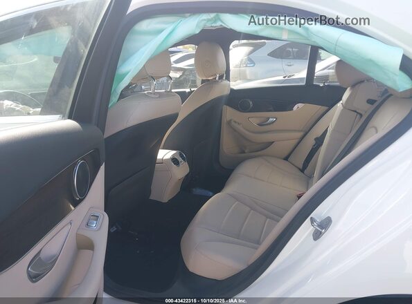 55SWF4HB5JU263270 2018 MERCEDES-BENZ C 350E White Vista de la etiqueta del VIN