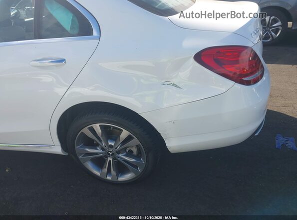 55SWF4HB5JU263270 2018 MERCEDES-BENZ C 350E White Vista frontal