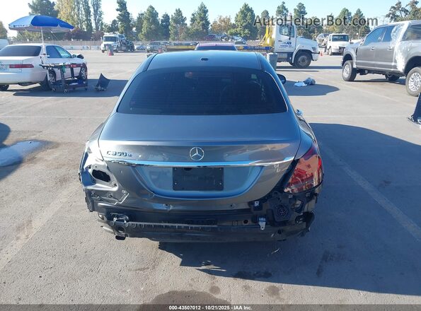 55SWF4HBXJU272305 2018 MERCEDES-BENZ C 350E Gray 