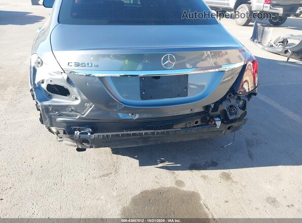 55SWF4HBXJU272305 2018 MERCEDES-BENZ C 350E Gray 