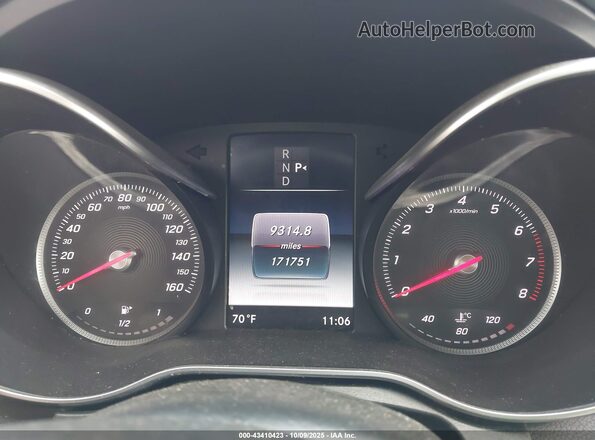 55SWF4JB6HU213742 2017 MERCEDES-BENZ C-CLASS Blue უკანა სავარძლების ხედი