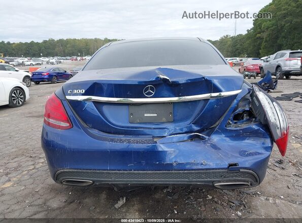 55SWF4JB6HU213742 2017 MERCEDES-BENZ C-CLASS Blue 
