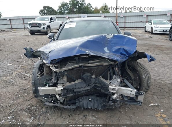 55SWF4JB6HU213742 2017 MERCEDES-BENZ C-CLASS Blue წინა პანელის ხედი