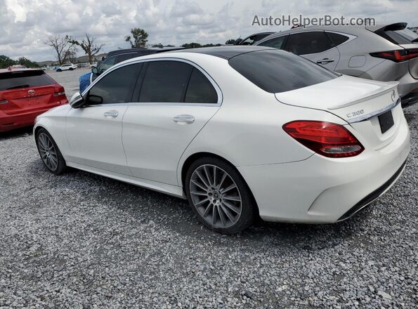 55SWF4JB9JU237233 2018 MERCEDES-BENZ C White 