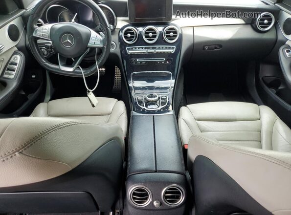 55SWF4JB9JU237233 2018 MERCEDES-BENZ C White 