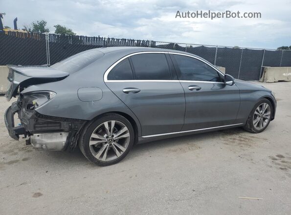 55SWF4JB9JU239905 2018 MERCEDES-BENZ C Gray 