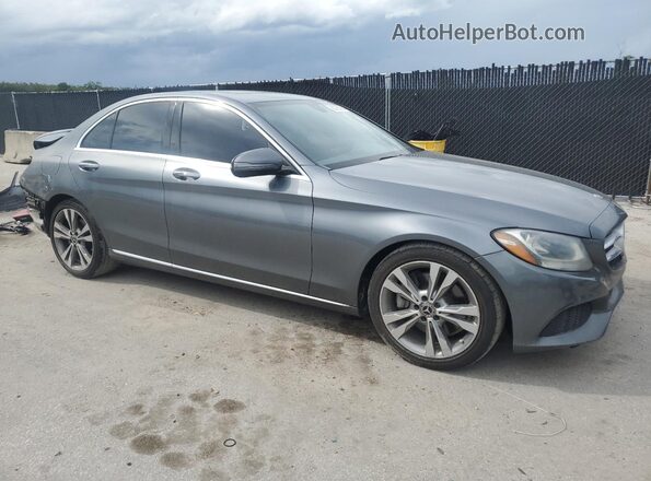 55SWF4JB9JU239905 2018 MERCEDES-BENZ C Gray 