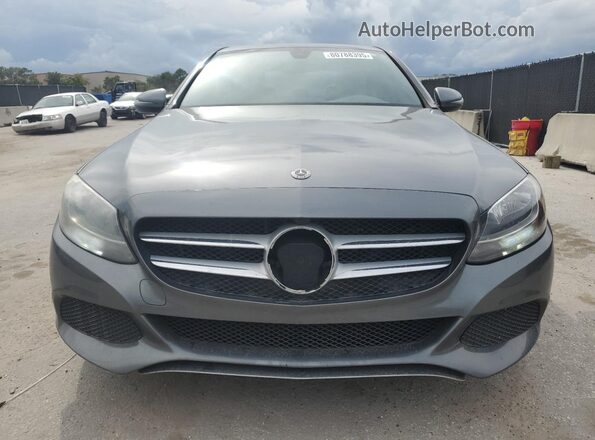 55SWF4JB9JU239905 2018 MERCEDES-BENZ C Gray 