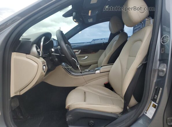 55SWF4JB9JU239905 2018 MERCEDES-BENZ C Gray 