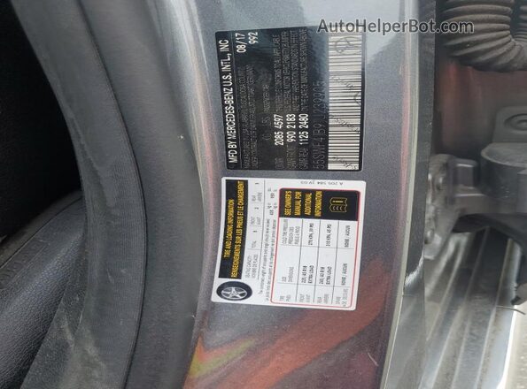 55SWF4JB9JU239905 2018 MERCEDES-BENZ C Gray 