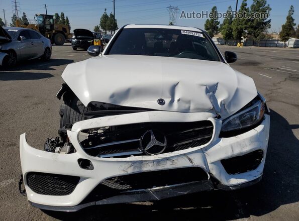 55SWF4JB9JU254727 2018 MERCEDES-BENZ C Белый 