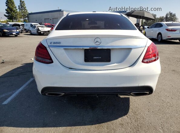 55SWF4JB9JU254727 2018 MERCEDES-BENZ C Белый 