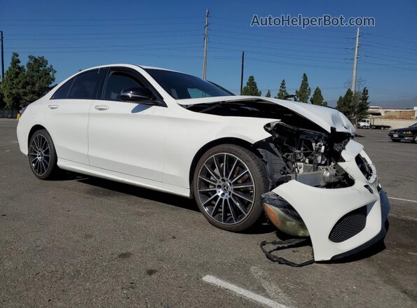 55SWF4JB9JU254727 2018 MERCEDES-BENZ C Белый 