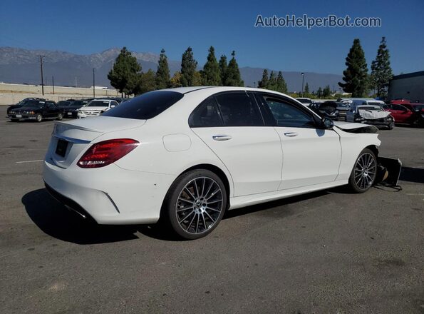 55SWF4JB9JU254727 2018 MERCEDES-BENZ C Белый 