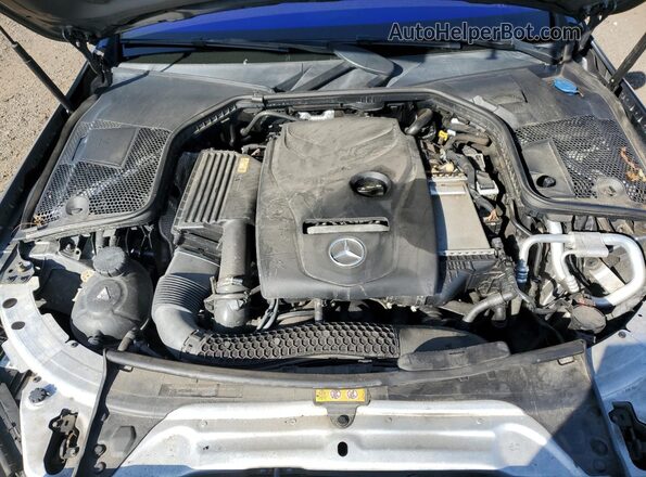 55SWF4KB2HU225286 2017 MERCEDES-BENZ C Gray უკანა სალონის ხედი