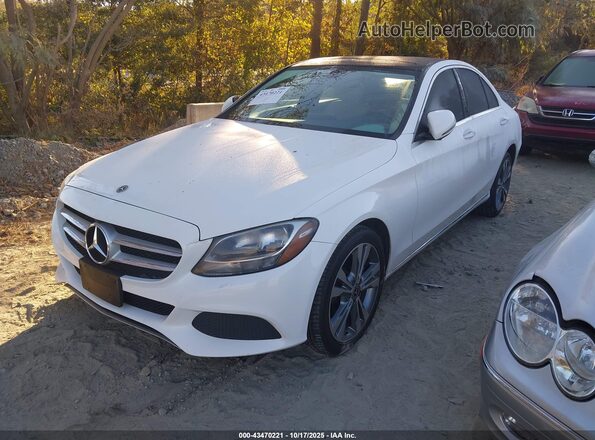 55SWF4KB2JU280911 2018 MERCEDES-BENZ C-CLASS White 