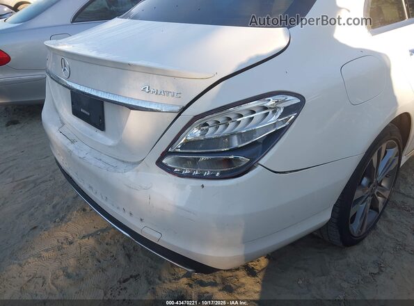 55SWF4KB2JU280911 2018 MERCEDES-BENZ C-CLASS White 