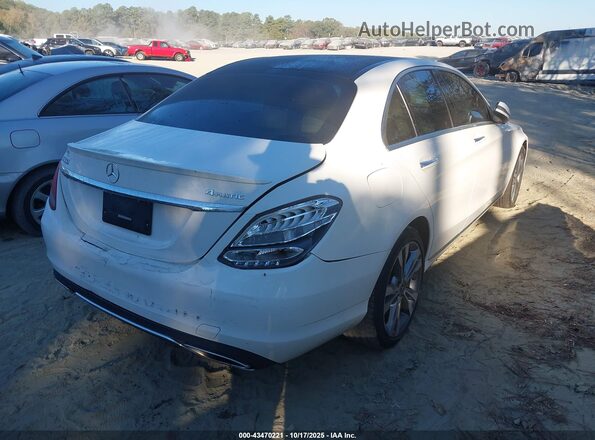 55SWF4KB2JU280911 2018 MERCEDES-BENZ C-CLASS White 